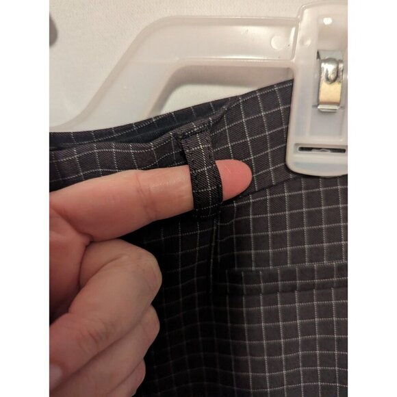 Banana Republic Women’s Sloan Crop Checkered Windowpane Pants Size 4 - Picture 5 of 16